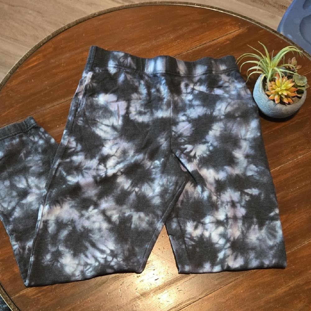 RSQ Gray and Black Tie-Dye Pants #841
